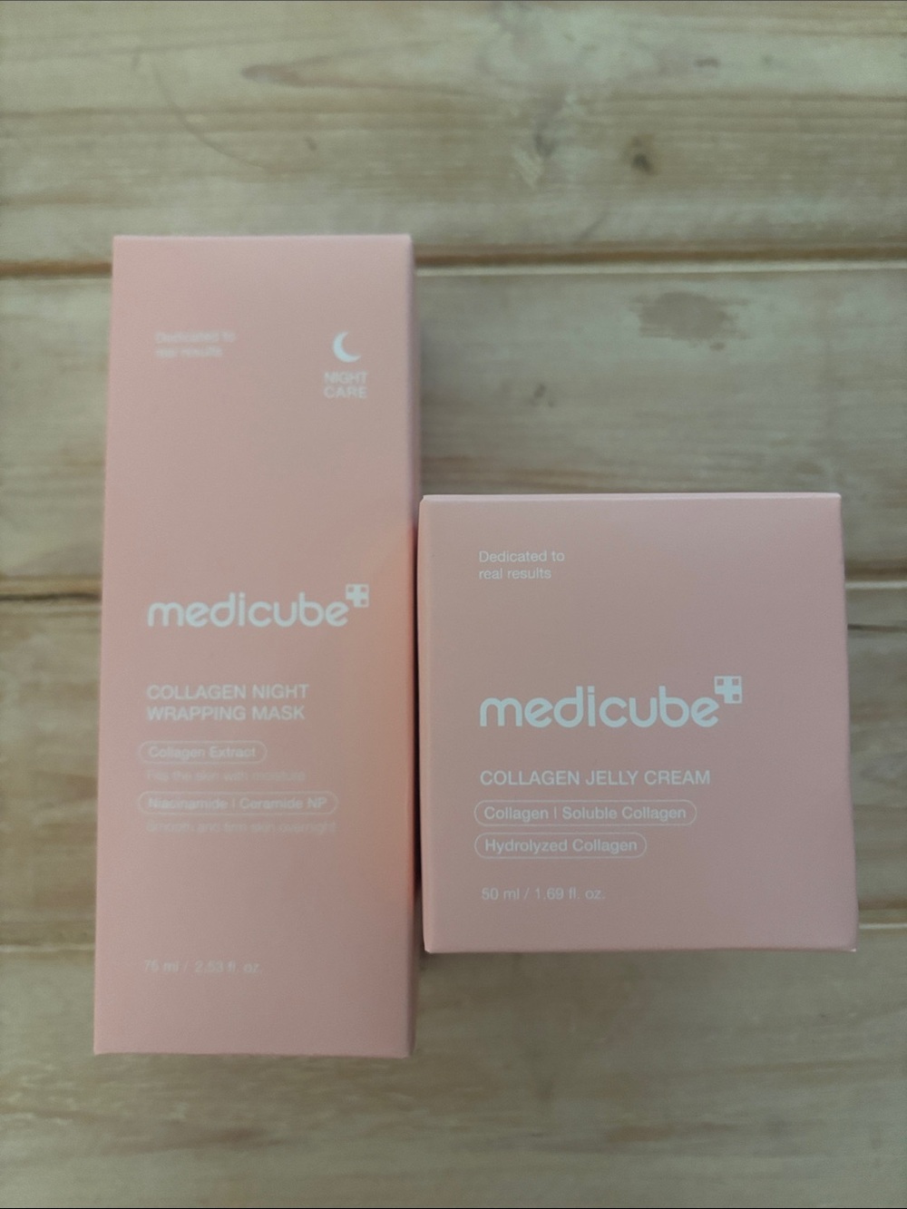 Collagen Jelly Cream & collagen night wrapping mask. (713)